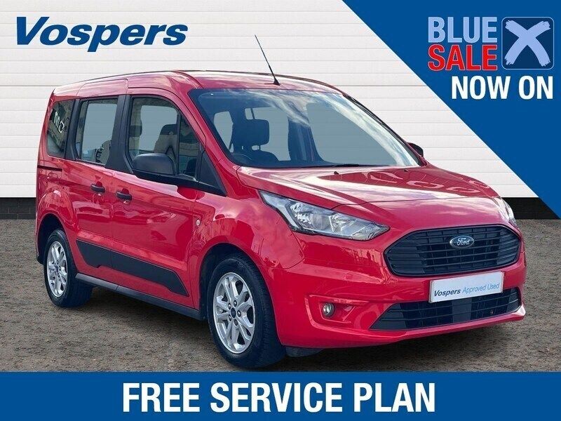 Used Ford Tourneo Zetec 120 HP (88 kW) 2021 Red MPV