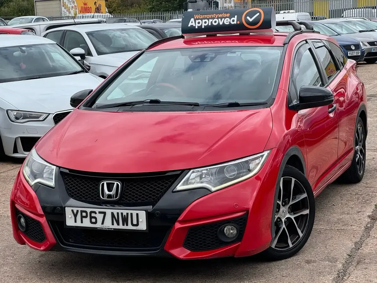 Used Honda Civic Sport 142 HP (104 kW) 2017 Red Estate