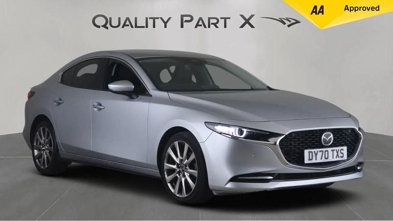 Silver Used 2020 Mazda 3 Inclusive Sedan | £14,980 (Fair price) - Image 1/4