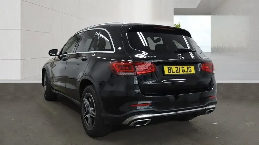 Used Mercedes GLC220 AMG line 2021 Black SUV
