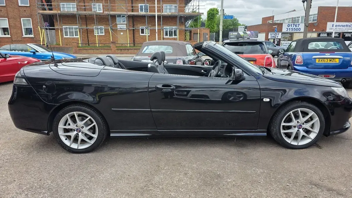 Used Saab 9-3 Vector 147 HP (108 kW) 2007 Black Cabriolet