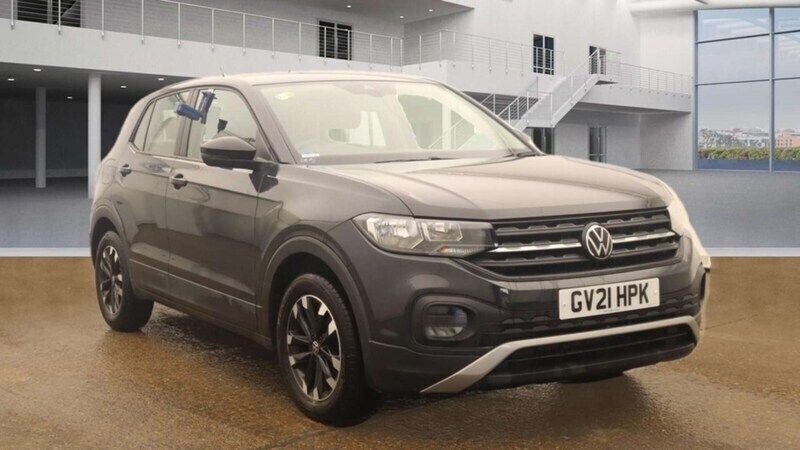 Grey Used 2021 VW T-Cross S SUV | £9,000 (Fair price) - Image 1/4