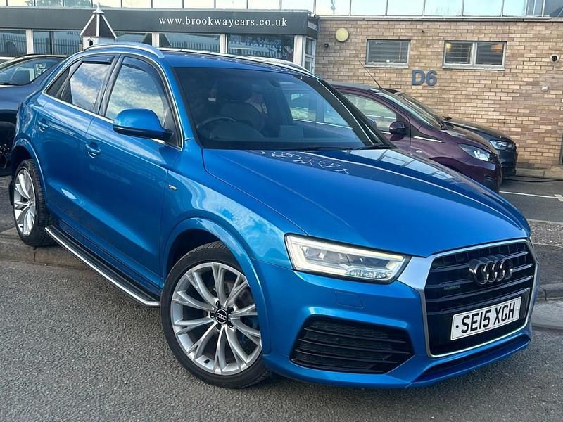 Used Audi Q3 S-line plus 150 HP (110 kW) 2015 Blue SUV