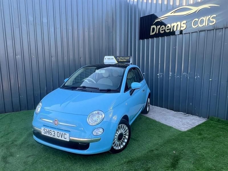 Usado Fiat 500 Lounge 69 HP (50 kW) 2013 Azul Citadino