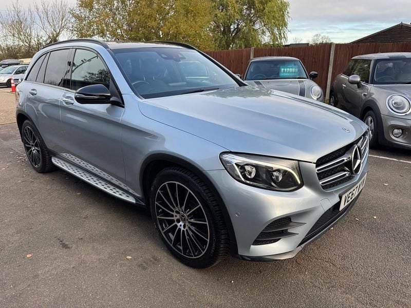 Silver Used 2018 Mercedes GLC220 AMG line Estate | £17,969 (Fair price) - Image 1/4