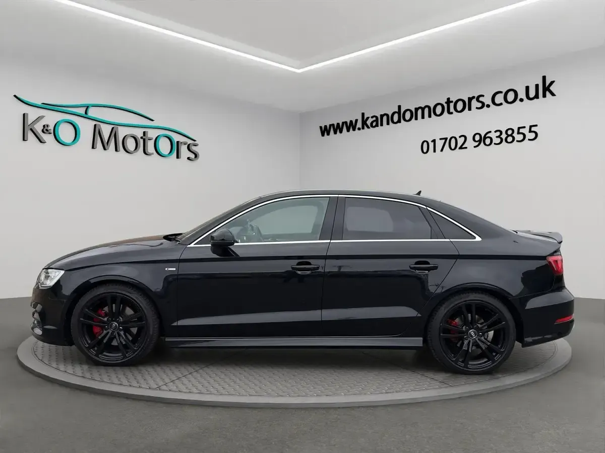 Used Audi A3 S-Line 184 HP (135 kW) 2015 Black Sedan