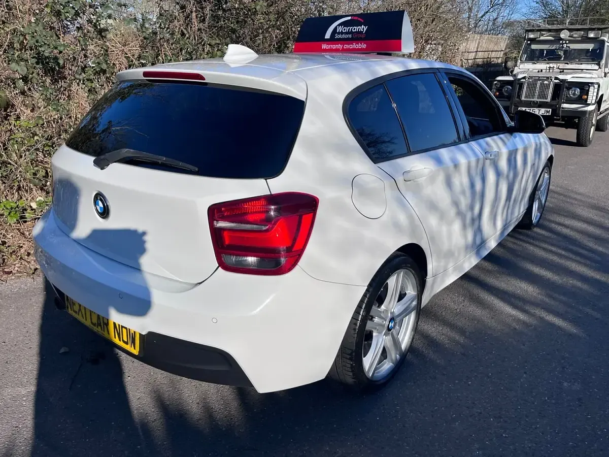 Used BMW 120 M Sport 2014 White Hatchback