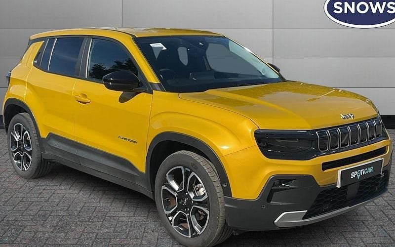 Yellow Used 2024 Jeep Avenger EV Summit SUV | £18,811 (Fair price) - Image 1/4