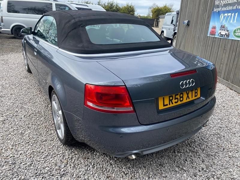 Used Audi A4 Cabriolet S-Line 2008 Grey Cabriolet