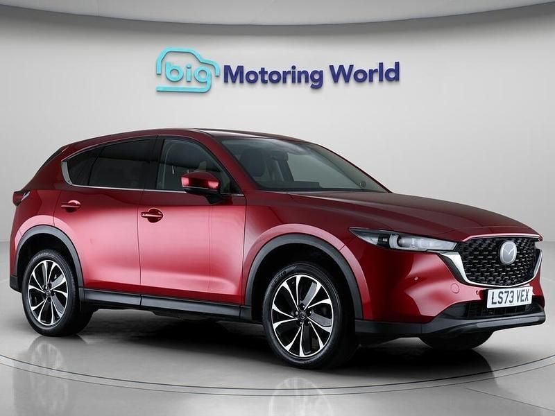 Red Used 2023 Mazda CX-5 Exclusive-Line SUV | £18,100 (Good price) - Image 1/4
