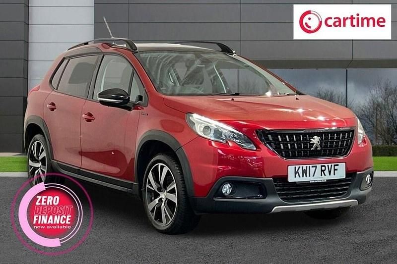 Used Peugeot 2008 GT-line 110 HP (80 kW) 2017 Red SUV