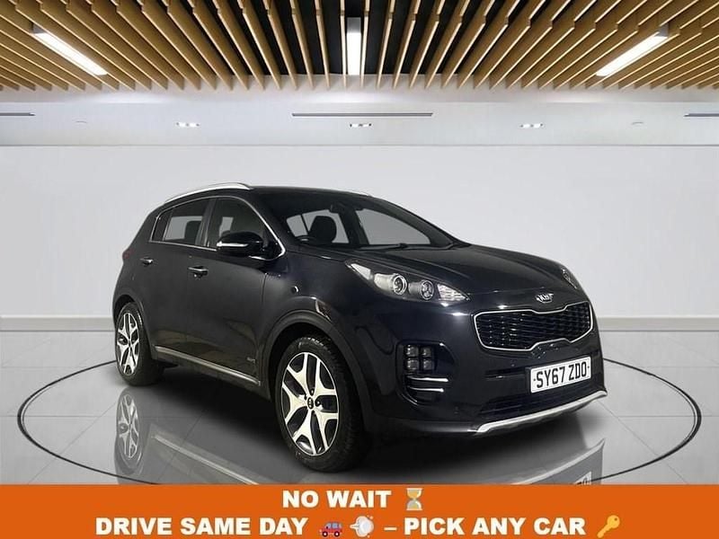 Black Used 2018 Kia Sportage GT-Line SUV | £11,049 (Good price) - Image 1/4