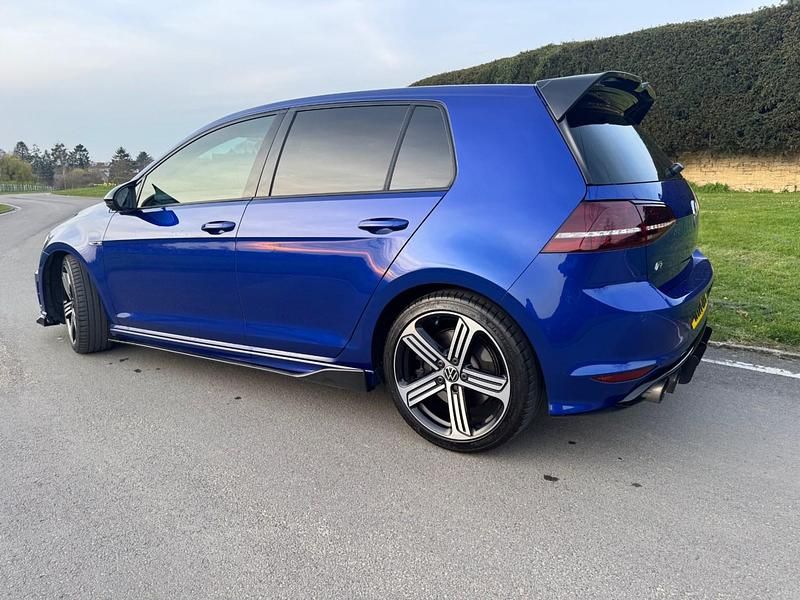 Used VW Golf VII R 2014 Blue Hatchback