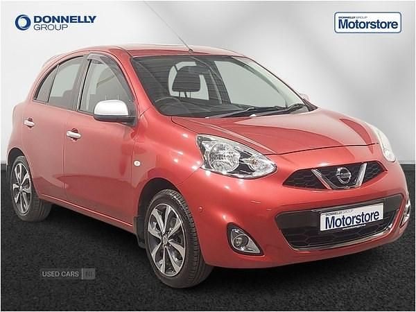 Red Used 2016 Nissan Micra N-TEC Hatchback | £6,985 (Fair price) - Image 1/4