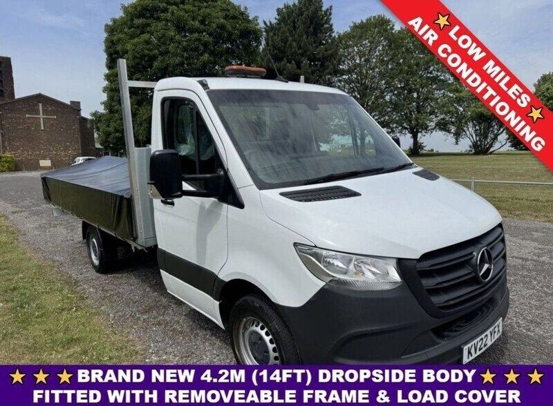 White Used 2022 Mercedes Sprinter Van | £23,895 (Good price) - Image 1/4