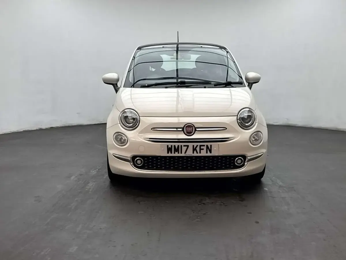 Used Fiat 500 Lounge 2017 White Hatchback
