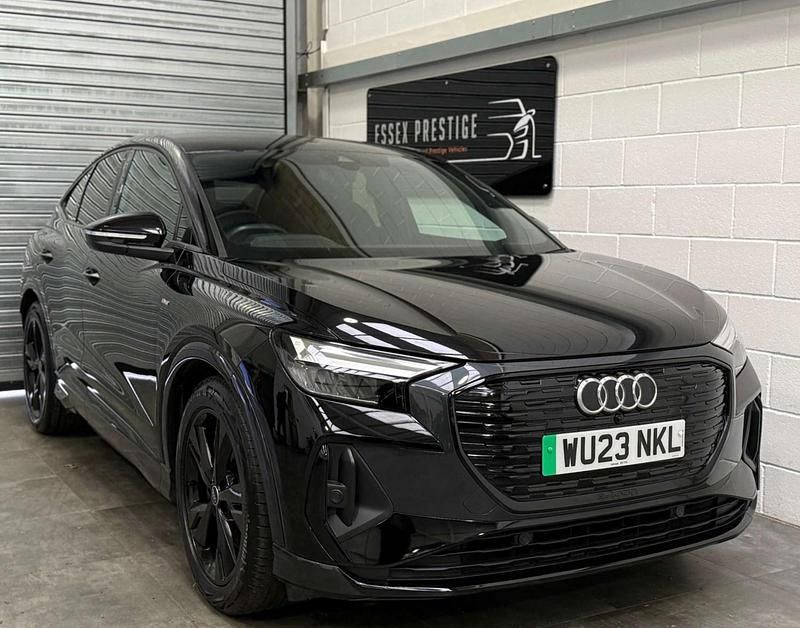 Used Audi Q4 e-tron S-Line 150 kW (204 HP) 2023 Black SUV