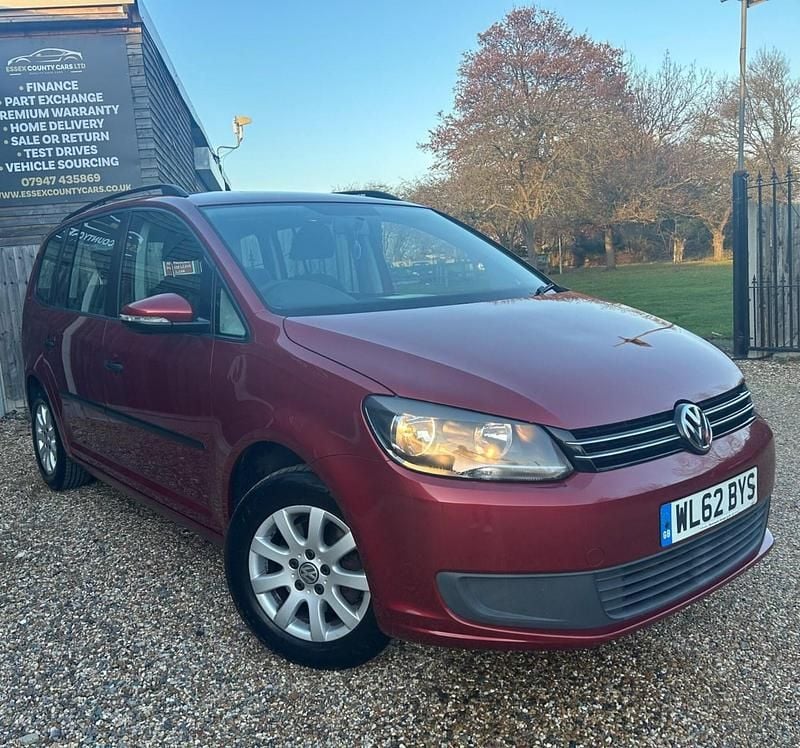 Red Used 2012 VW Touran S MPV | £4,495 (Fair price) - Image 1/4