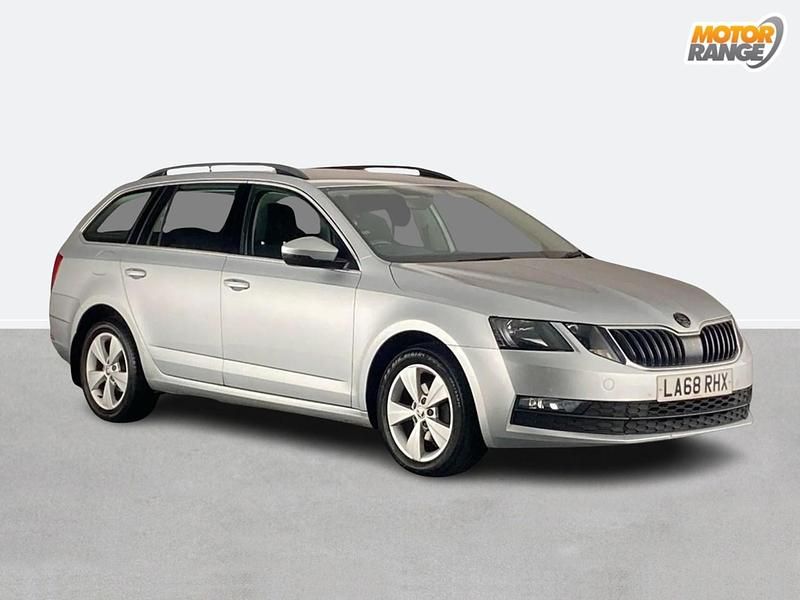 Silver Used 2019 Skoda Octavia SE Technology Estate | £9,195 (Good price) - Image 1/4