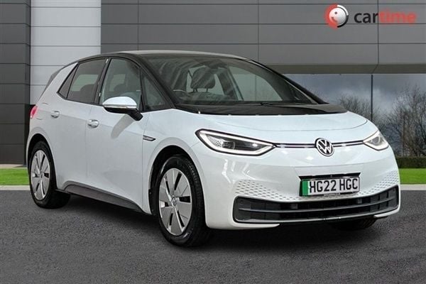 White Used 2022 VW ID.3 Hatchback | £18,562 (Good price) - Image 1/3