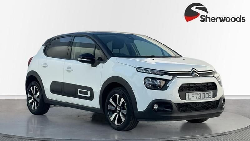White Used 2024 Citroën C3 PureTech Hatchback | £14,598 (Good price) - Image 1/4