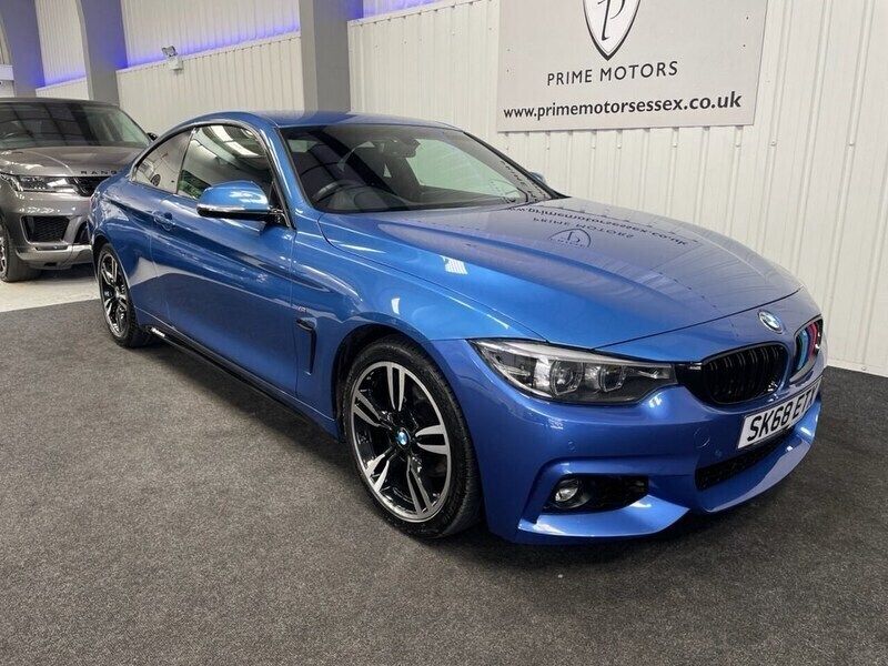 Blue Used 2018 BMW 420 M Sport Coupe | £14,489 (Fair price) - Image 1/4
