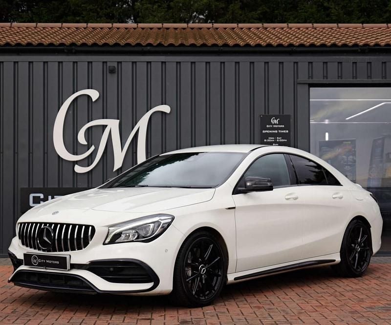White Used 2017 Mercedes CLA45 AMG AMG Sedan | £19,490 (Fair price) - Image 1/4