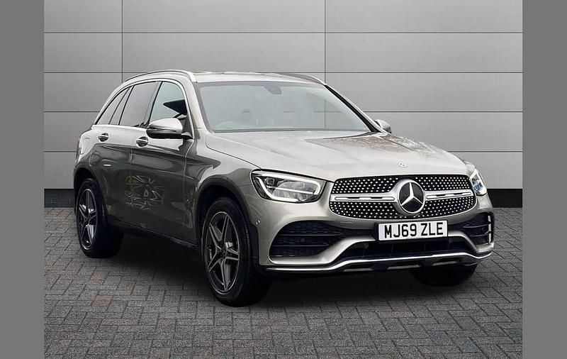 Used Mercedes GLC220 AMG line 191 HP (140 kW) 2019 Silver SUV