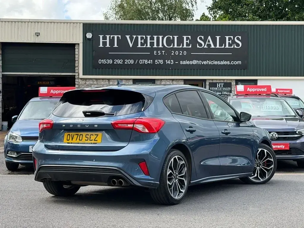 Used Ford Focus ST-Line X 120 HP (88 kW) 2021 Blue Hatchback