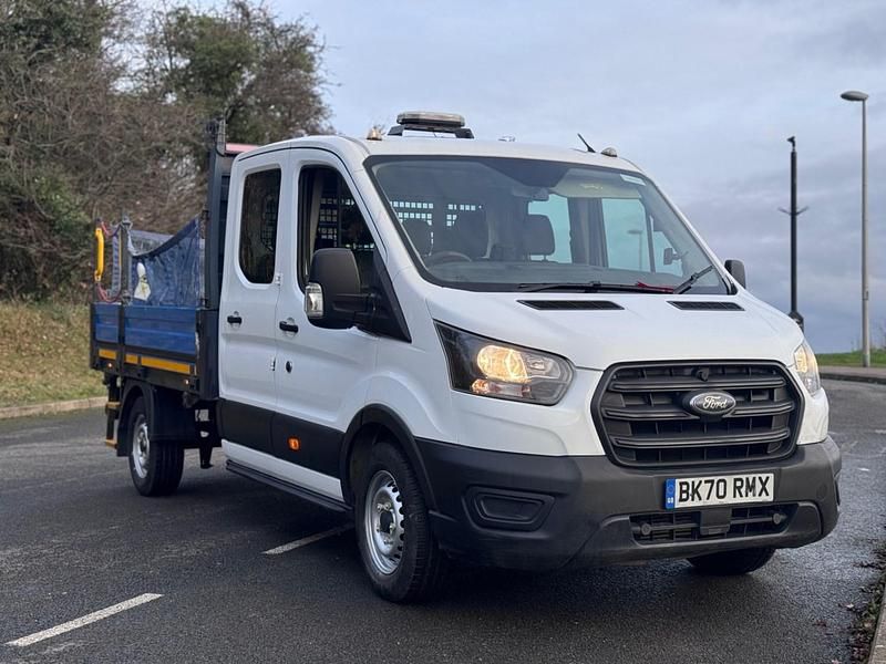 Used Ford Transit 130 HP (95 kW) 2020 White Cabriolet