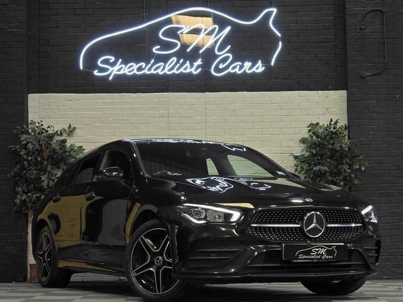Used Mercedes CLA250e Shooting Brake AMG line 2022 Black Estate