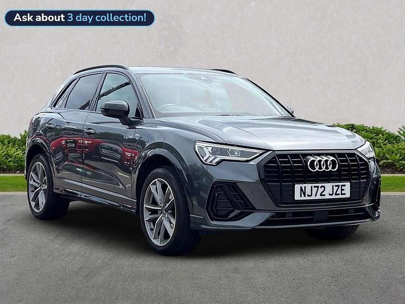 Grey Used 2022 Audi Q3 Black Edition SUV | £29,518 (Fair price) - Image 1/4