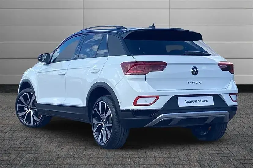 Ny VW T-Roc Design 150 HK (110 kW) 2026 Vit SUV