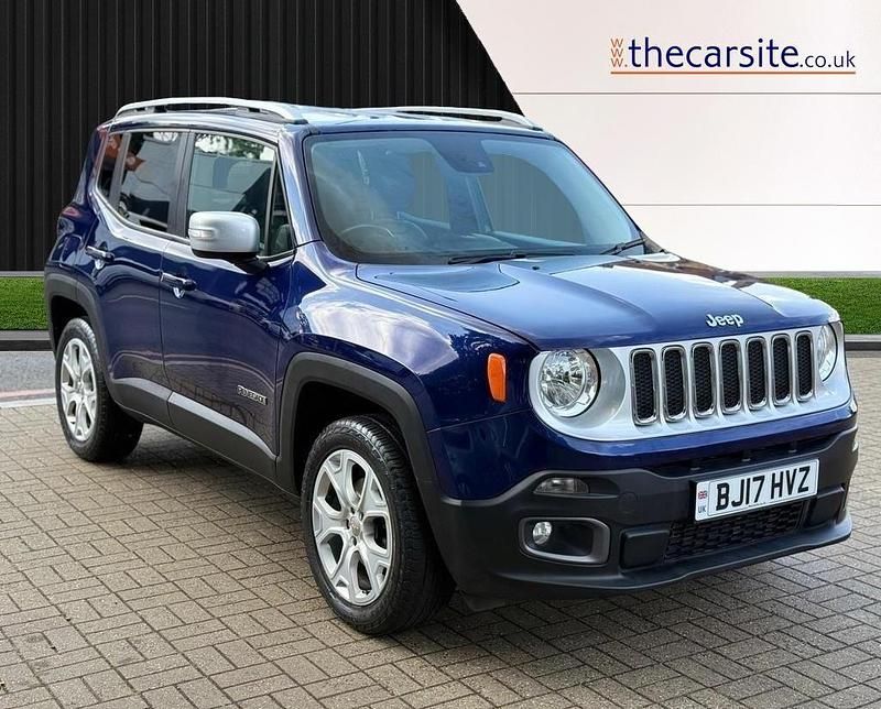 Blue Used 2017 Jeep Renegade Limited SUV | £12,495 (A bit pricey) - Image 1/4
