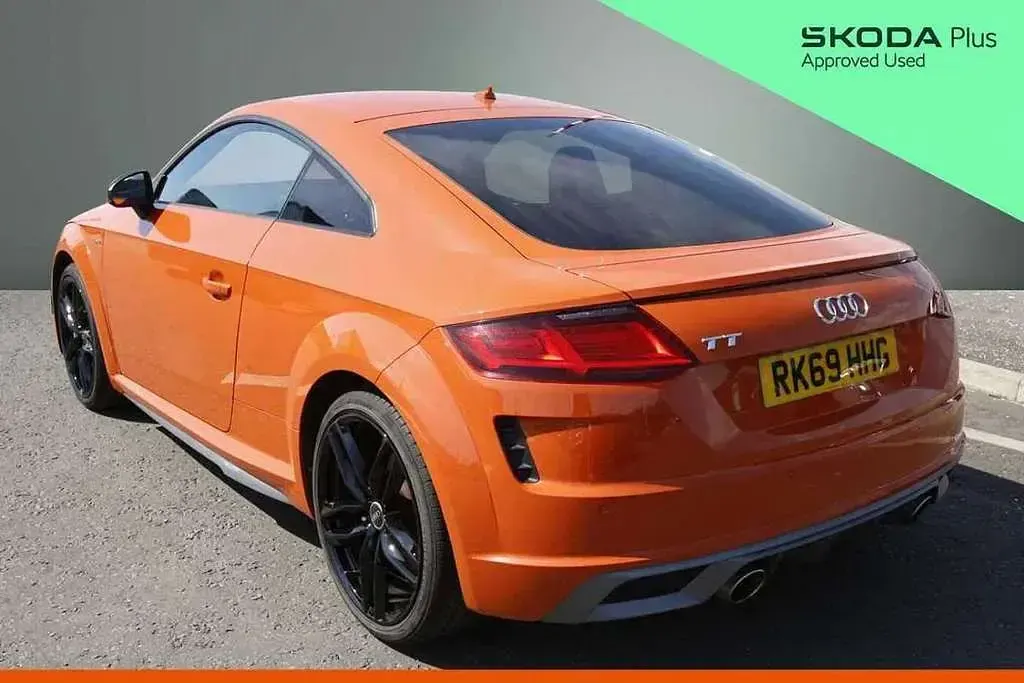 Used Audi TT S-Line 245 HP (180 kW) 2019 Orange Coupe