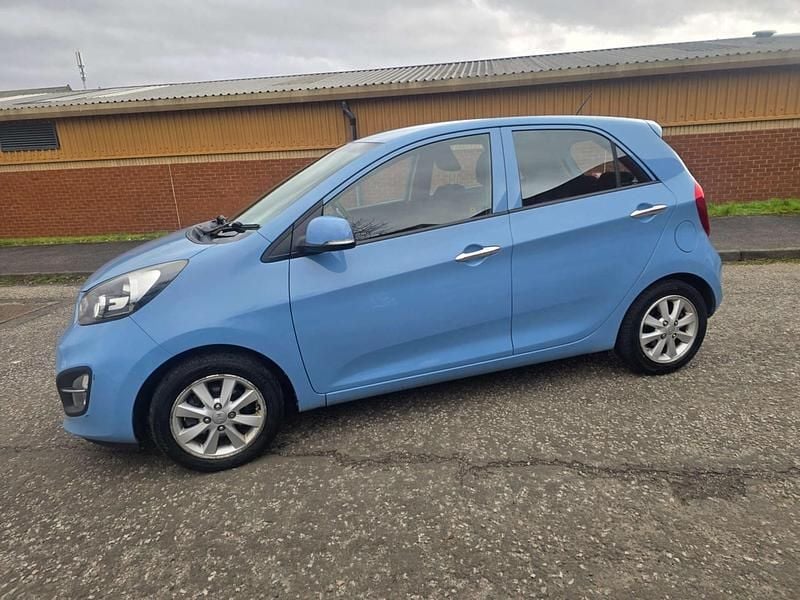 Used Kia Picanto 84 HP (61 kW) 2014 Blue Hatchback