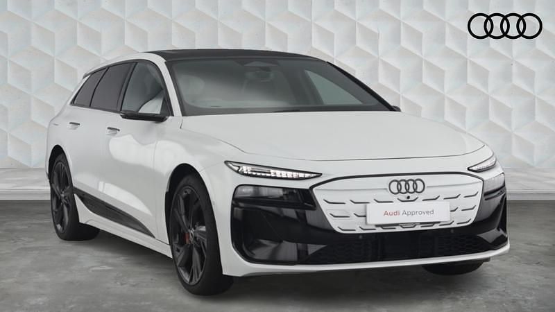 White Used 2025 Audi A6 e-tron Performance Estate | £59,950 (Good price) - Image 1/4