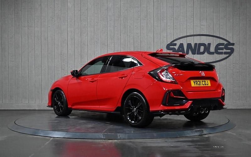 Used Honda Civic Sport 182 HP (133 kW) 2021 Red Hatchback