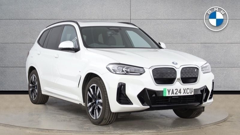 White Used 2024 BMW iX3 M Sport SUV | £36,950 (Good price) - Image 1/4