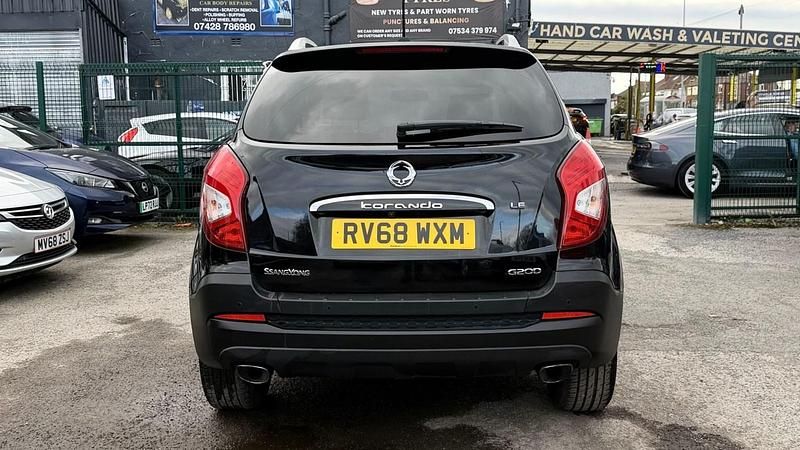 Used Ssangyong (KGM) Korando 149 HP (109 kW) 2018 Black Estate