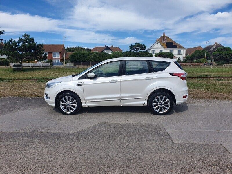 Pearlescent white Used 2018 Ford Kuga Vignale SUV | £21,995 - Image 1/4