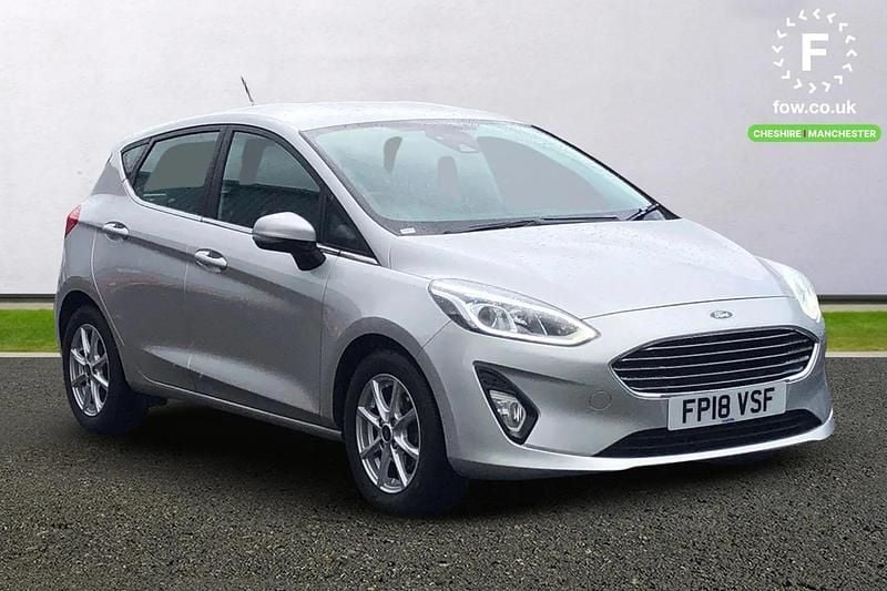 Silver Used 2018 Ford Fiesta Zetec Hatchback | £10,999 (Fair price) - Image 1/3