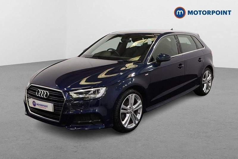 Used Audi A3 S-Line 2019 Blue Sedan