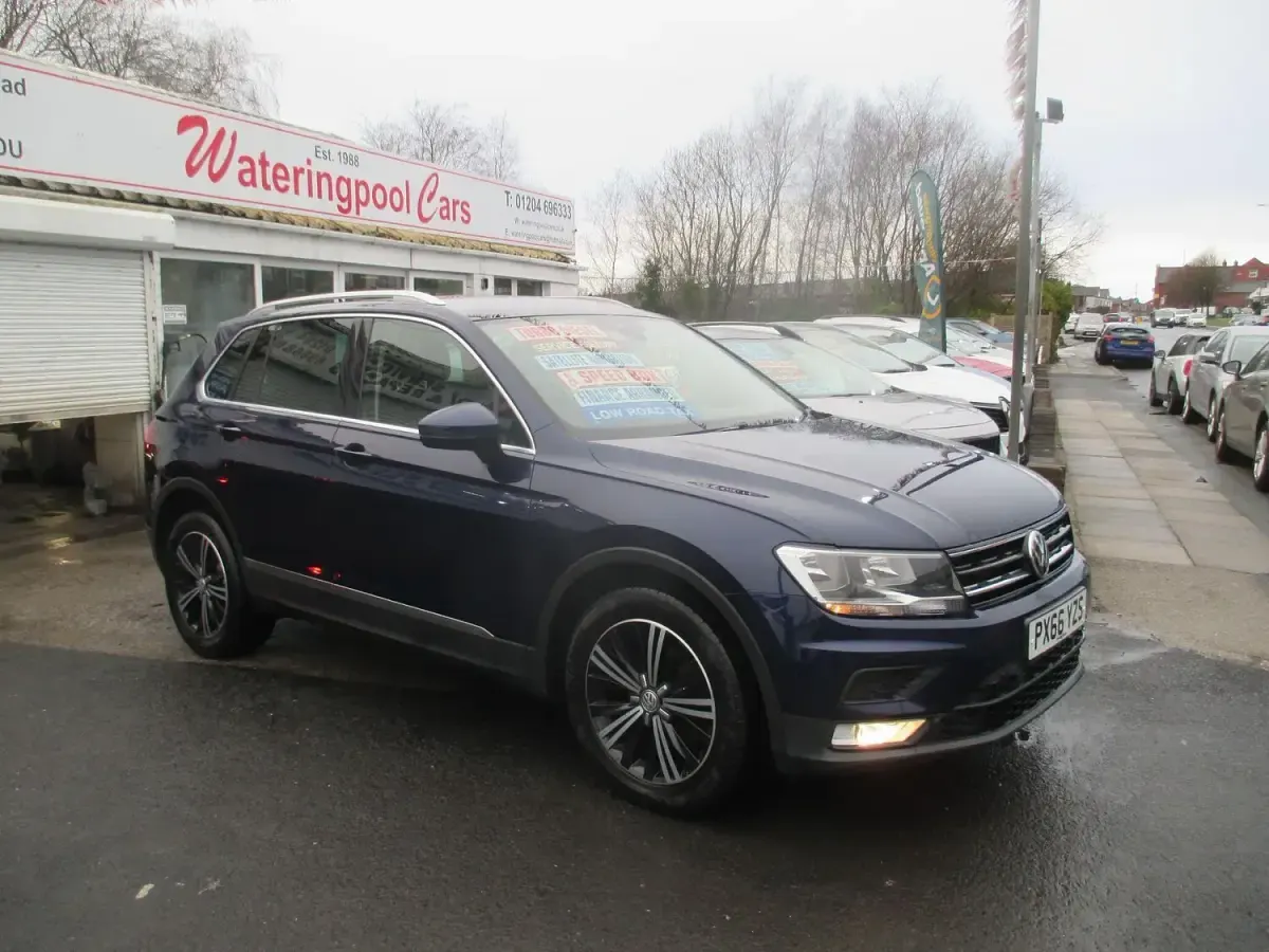 Używany VW Tiguan SE 150 KM (110 kW) 2016 Niebieski SUV