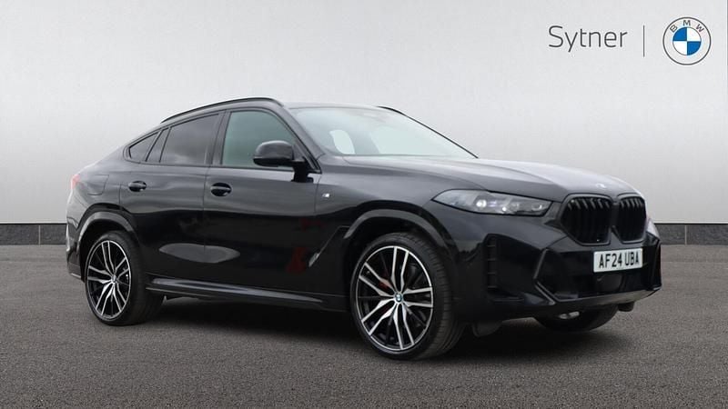 Black Used 2024 BMW X6 M Sport SUV | £58,500 (A bit pricey) - Image 1/4