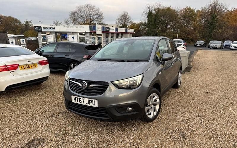 Used Vauxhall Crossland X S 99 HP (72 kW) 2017 Grey SUV