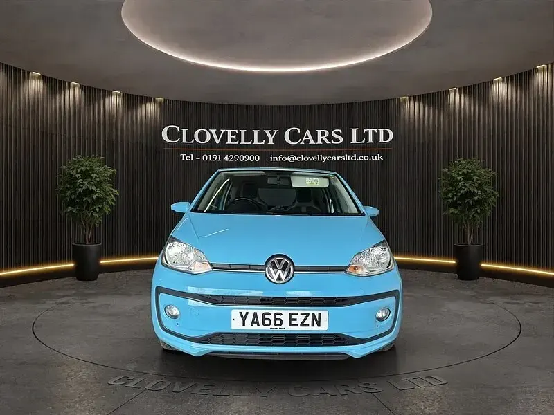 Used VW up! high up! 75 HP (55 kW) 2016 Blue Hatchback