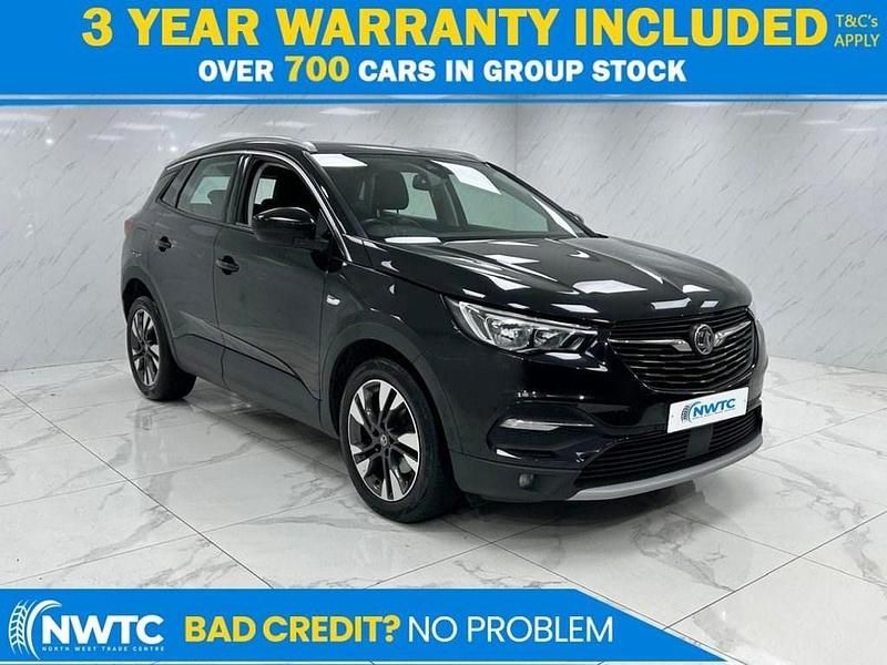 Used Vauxhall Grandland X Sport 130 HP (95 kW) 2019 Black SUV