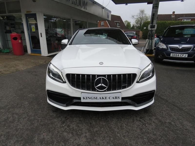 Used Mercedes C63S AMG 2019 White Sedan
