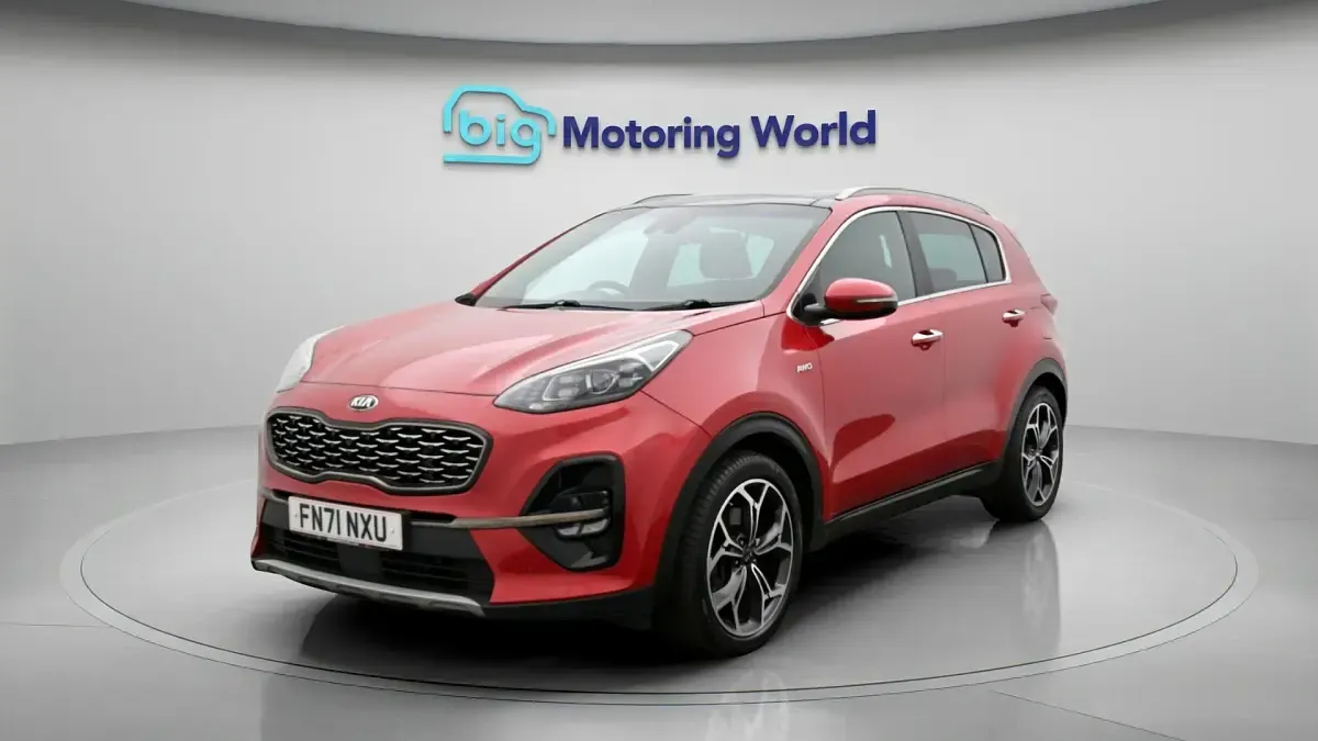 Used Kia Sportage GT-Line S 136 HP (100 kW) 2021 Red SUV